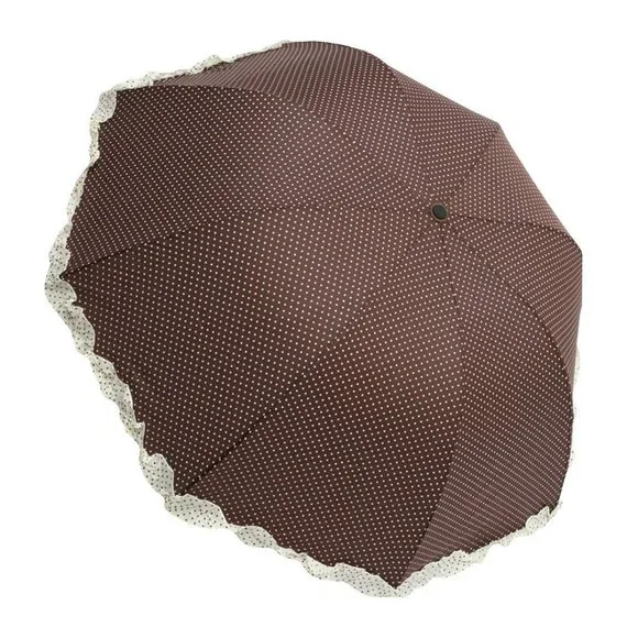 Lace Ultraviolet-Proof Folding Umbrella Dome Parasol Sun & Rain Umbrella… - Picture 1 of 3